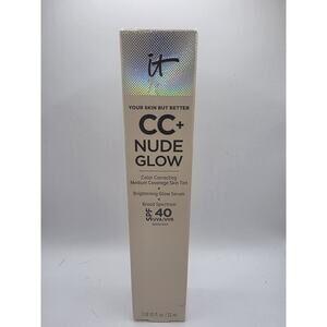 NWT - IT Cosmetics CC+ Nude Glow Light Medium Shade Medium Coverage Foundation
